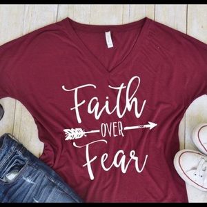 Faith over fear tee